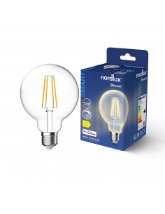 Nordlux Smart G95 Filament E27 Clear CCT 20-650lm-6500K