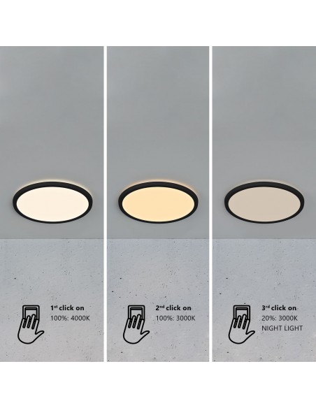 Nordlux Oja 42 [IP54] 3-step 3000/4000K ceiling lamp