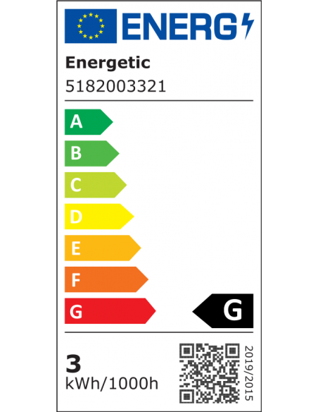 Nordlux G45 2,9W 215lm Non-dim 225 E14