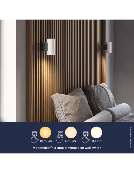 Nordlux Curtiz 3-step-Dim wall lamp