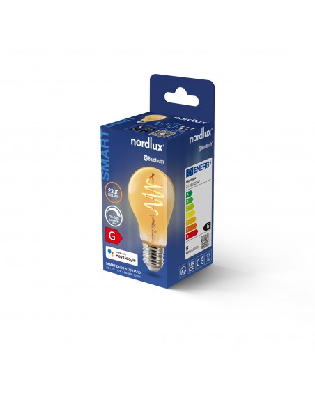 Nordlux A60 Smart Filament Gold Deco Spirale