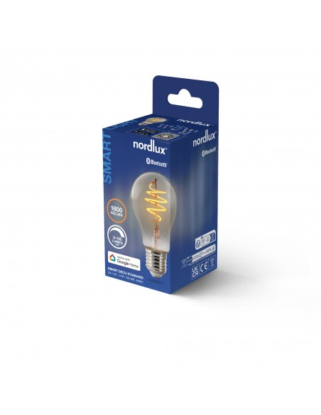 Nordlux A60 Smart Filament Geräuchert Deco Spirale