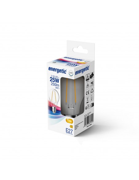 Nordlux A60 Filament 2.1W 250lm Non-Dim 360° E27