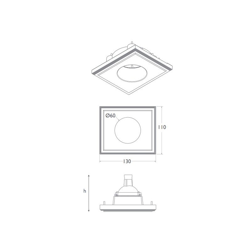 BRICK IN THE WALL Enola 50 IP54 Bathroom LED 1300 lm CRI80