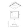 BRICK IN THE WALL Enola 50 IP54 Bathroom LED 1300 lm CRI80