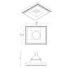BRICK IN THE WALL Indox 30 IP54 Bathroom LED 600 lm 230VAC
