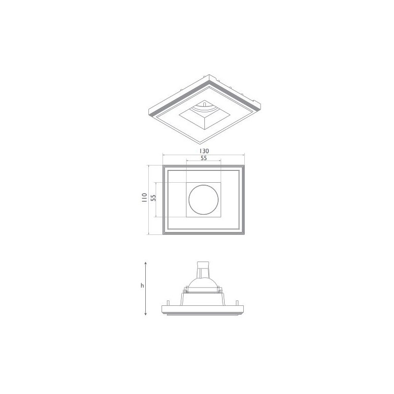 BRICK IN THE WALL Indox 30 IP54 Outdoor LED 600 lm 230VAC