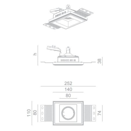 BRICK IN THE WALL Indox 50 Mini Es IP20