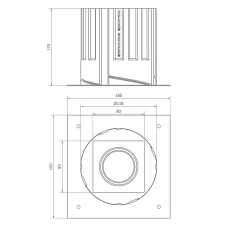 BRICK IN THE WALL Indox R 50 Es IP54 Bathoom