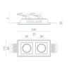 BRICK IN THE WALL Indox 2x50 Mini Es IP54 Outdoor 