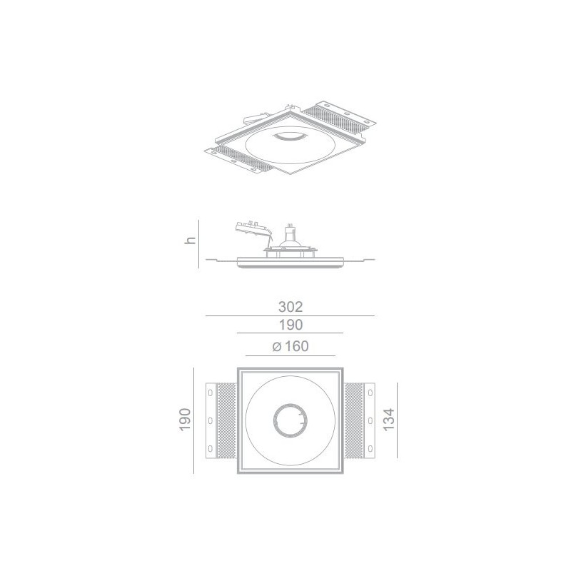 BRICK IN THE WALL Level 50 IP20 LED 500 lm WARMDIM