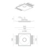 BRICK IN THE WALL Level 50 IP20 LED 500 lm WARMDIM