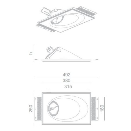 BRICK IN THE WALL Mist 111 IP20 LED 2000 lm CRI80