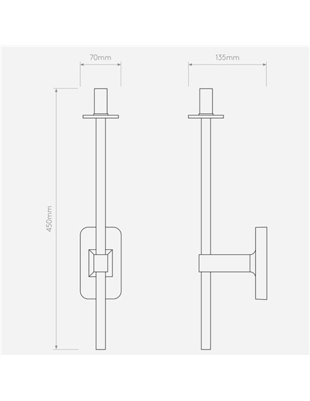 Astro Tacoma Single Grande wall lamp