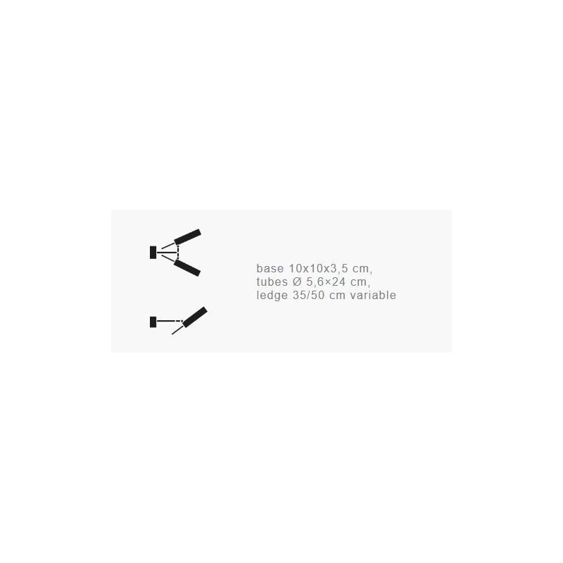 Catellani & Smith Lucenera 503 2 Spots Wandlampe