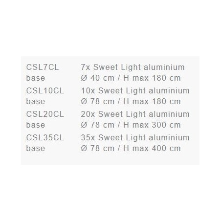 Catellani & Smith Sweet Light 10 X Sl Round Base