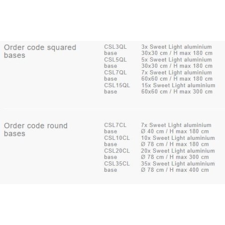 Catellani & Smith Sweet Light 20 X Sl Round Base