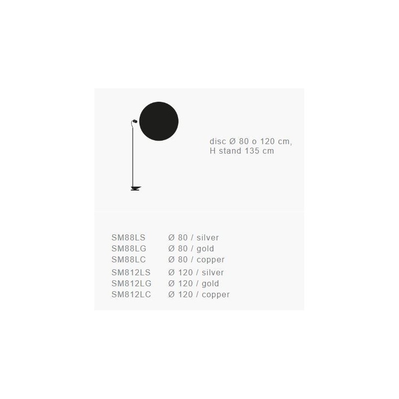 Catellani & Smith Stchu-Moon 08 Ø 80 Stehlampe