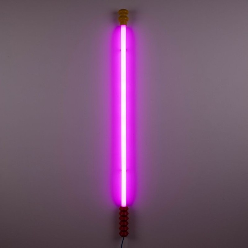 SELETTI SUPERLINEA LED-Lampe 141,5 cm Kunststoff/Holz