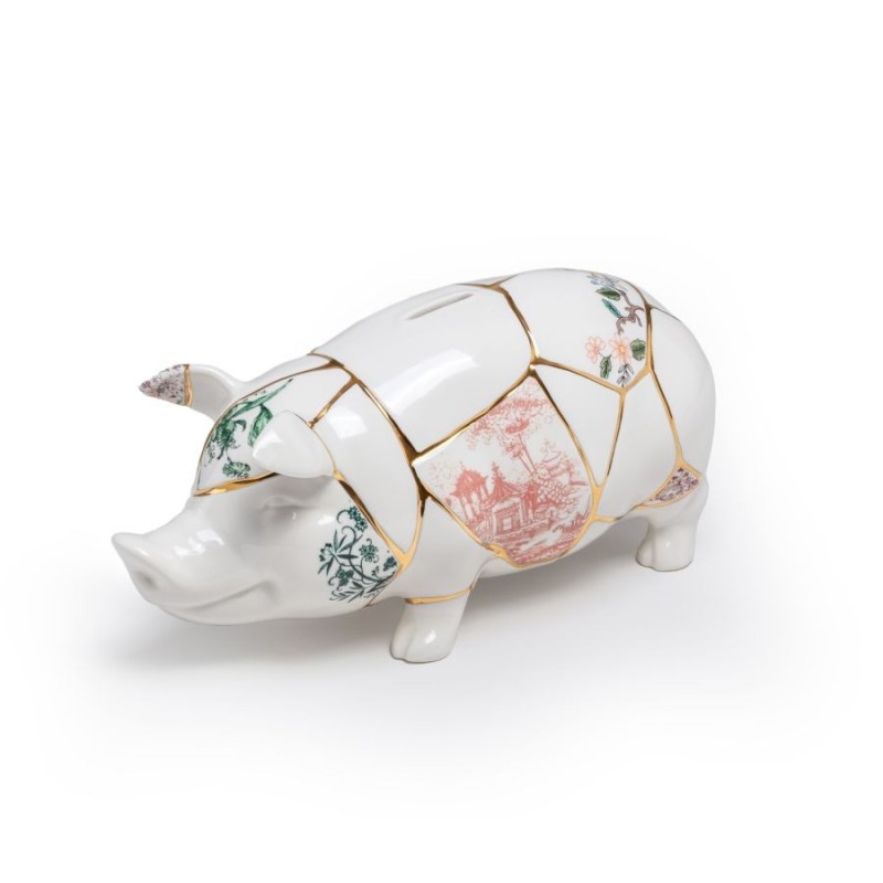 SELETTI KINTSUGI Weinglas 31,5 x 13 cm
