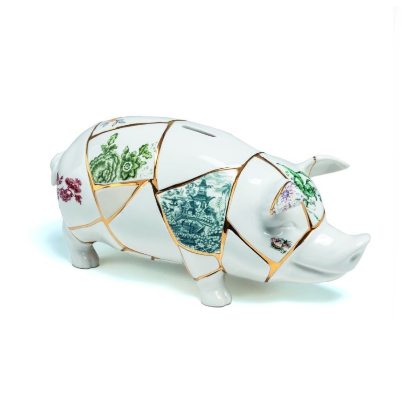 SELETTI KINTSUGI Weinglas 31,5 x 13 cm