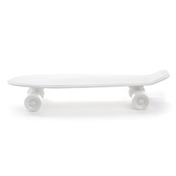 SELETTI MEMORABILIA WHITE AND GOLD Untersetzer 58 x 15 cm - Skateboard
