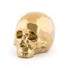 SELETTI MEMORABILIA WHITE AND GOLD 25 x 14 cm - My skull