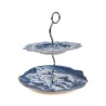 SELETTI DIESEL LIVING-CLASSIC ON ACID Cake plate Porcelain and metal - Cake Stand Acid Tea
