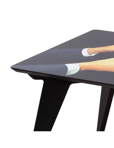 SELETTI TOILETPAPER Wooden table 157 x 90 cm