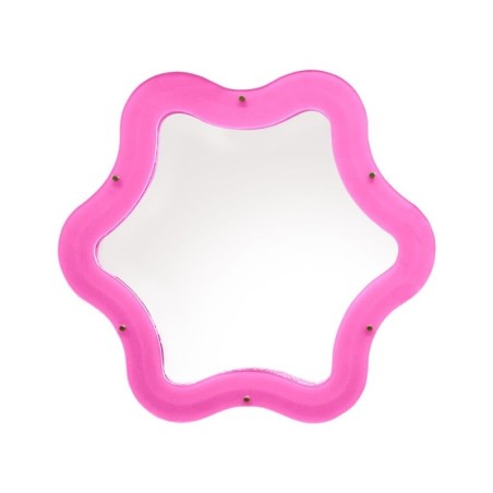 SELETTI SUPERCURVE Mirror 85,5 x 77,5 x 4 cm with Transparent Frame