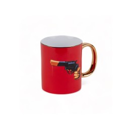 SELETTI TOILETPAPER Becher Ø 10 cm Porzellan - Revolver