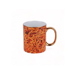 SELETTI TOILETPAPER Becher Ø 10 cm Porzellan - Spaghetti