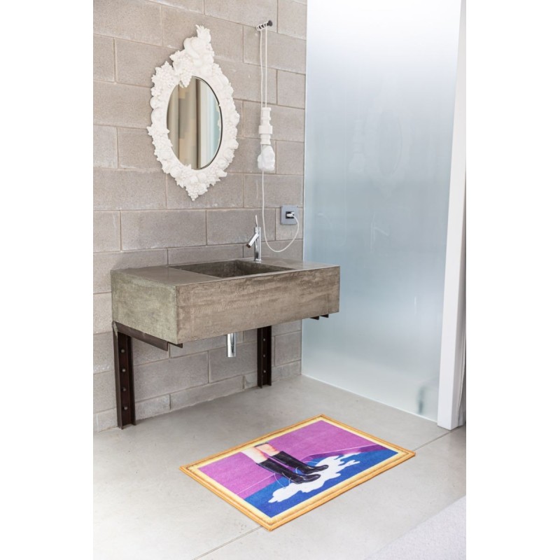SELETTI TOILETPAPER Badematte 60 x 90 cm - Milky Boots