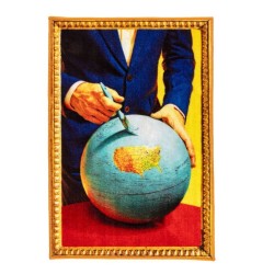 SELETTI TOILETPAPER Badematte 60 x 90 cm - Globe