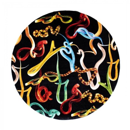 SELETTI TOILETPAPER Carpet ø 200 cm Polyester - Snakes