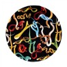 SELETTI TOILETPAPER Carpet ø 200 cm Polyester - Snakes
