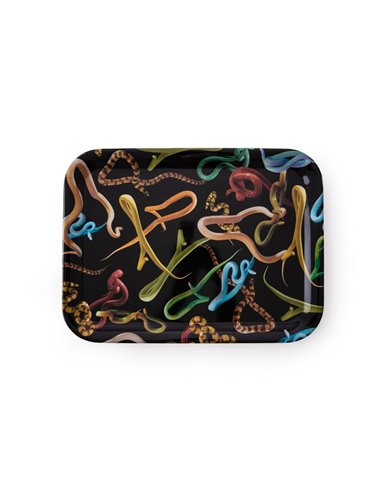 SELETTI TOILETPAPER Serving plate 32 x 43,5 cm Melamine - Snakes