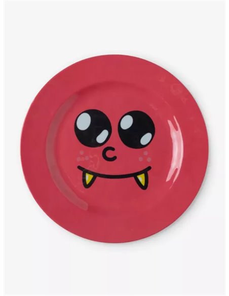 SELETTI MONSTERS Plate Ø 28,2 cm Melamine - Baby Gregorio