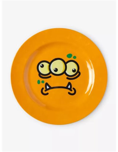 SELETTI MONSTERS Plate Ø 28,2 cm Melamine - Alberto