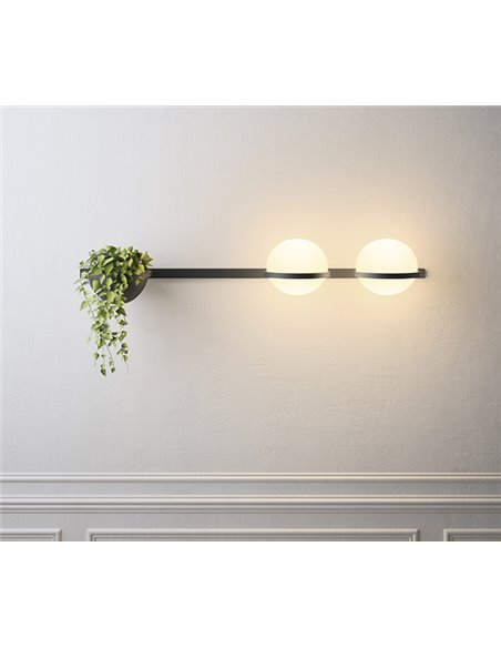 Vibia Palma Horizontal 2X 55 - 3700 wall lamp