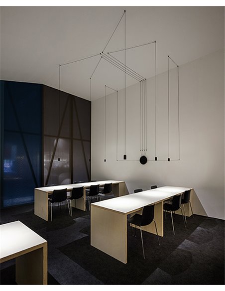 Vibia Wireflow Free-Form 5X - suspension lamp