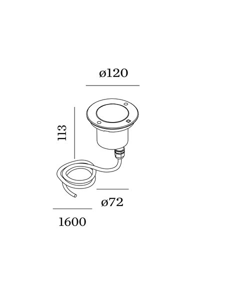 Tech map exterior floor recessed 1.5