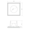 BRICK IN THE WALL Zerodix 111 IP54 Outdoor LED 3000 lm CRI80