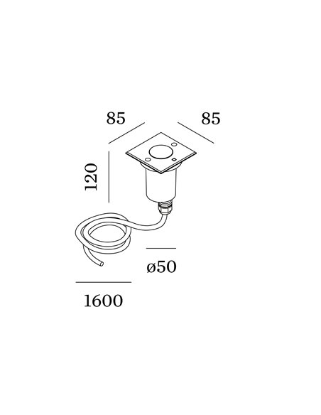 Tech chart exterior floor recessed 0.9-4