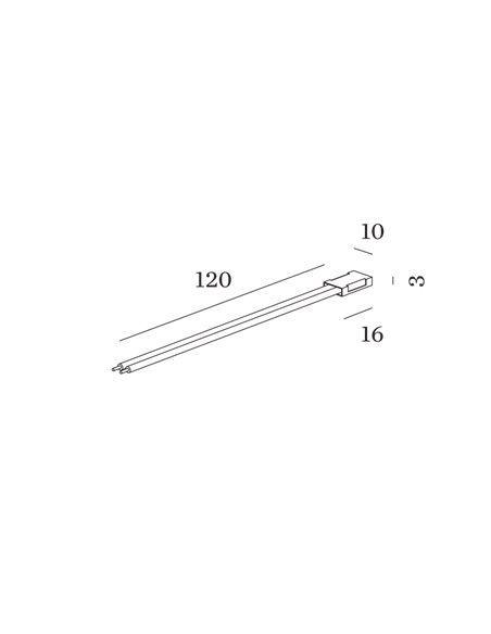 Wever & Ducré ILANE MINI CONNECTOR STRIP TO STRIP