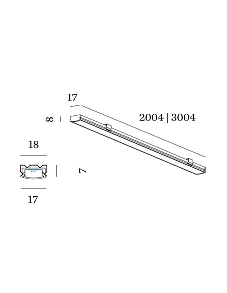 Wever & Ducré ILANE 1.0 3.0M Deckenlampe