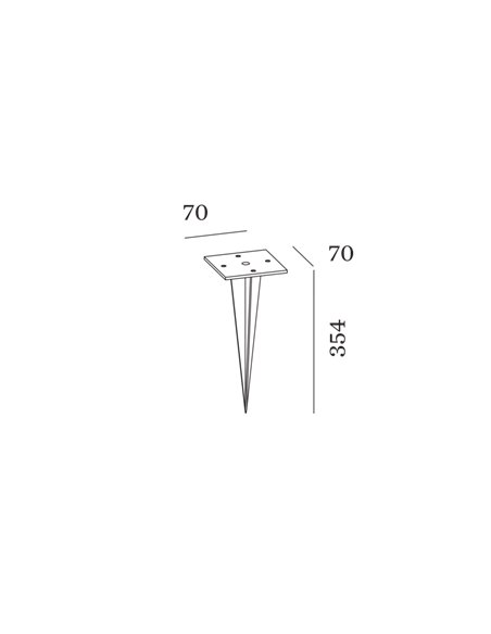 Wever & Ducré STAKE POLE | FOLD Ground Spike