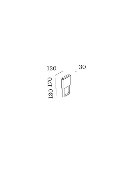 Wever & Ducré with concrete ground fixation BASE 300