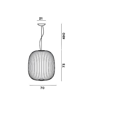 Foscarini Spokes 2 Large suspension lamp