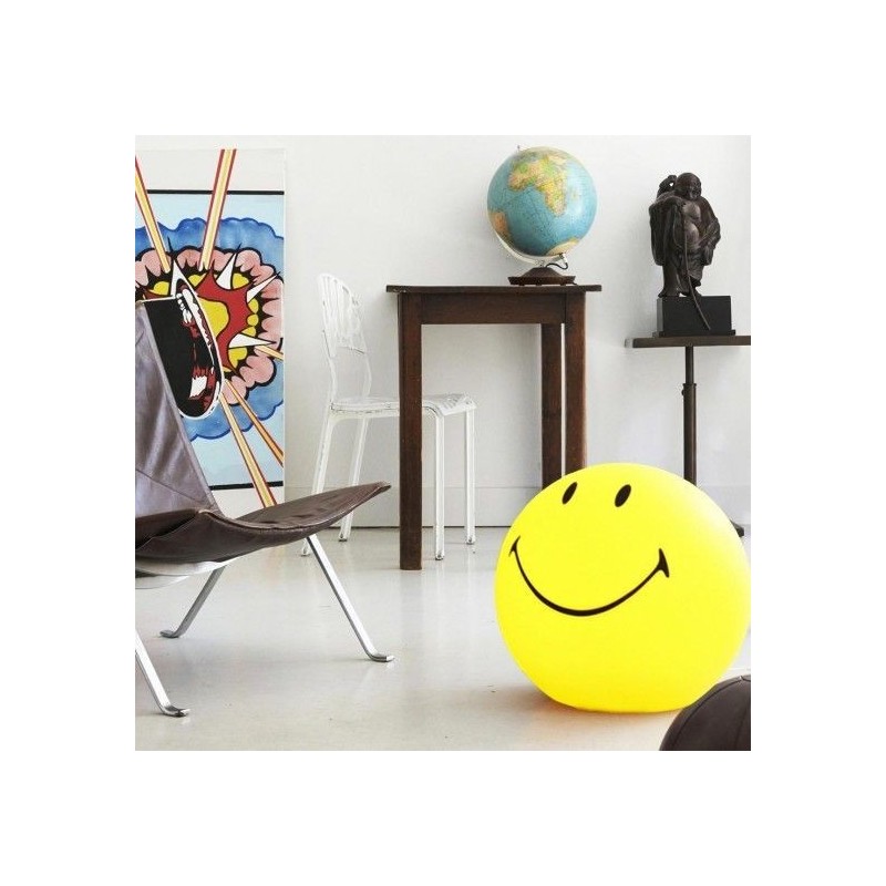 MrMaria High Light- Smiley XL LED Lampe 50 cm Tischlampe / Bodenlampe